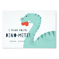 Dinosaur Classroom Valentine Card