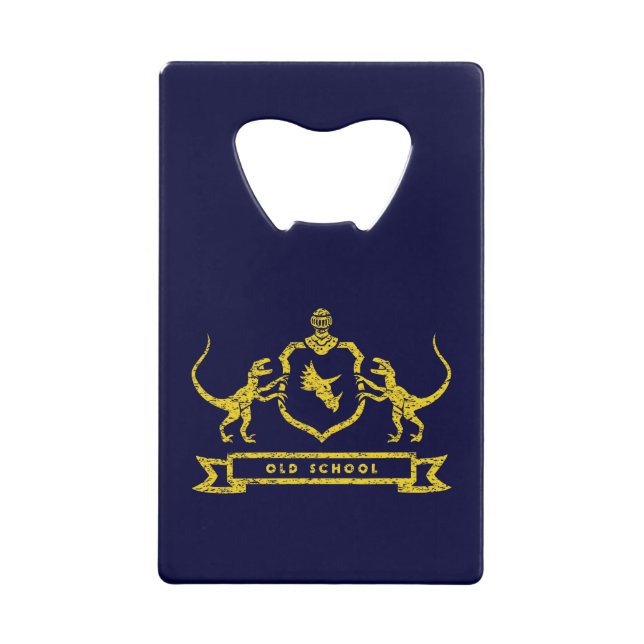 Dinosaur Coat of Arms Bottle Opener (Front)