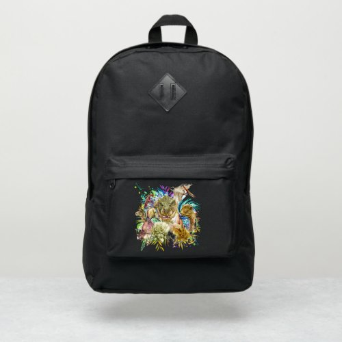 Dinosaur Collage Backpack