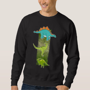 Dinosaur Collection Archosaur Jurassic Saurian Din Sweatshirt
