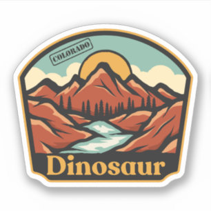 Dinosaur, Colorado Sticker
