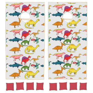 Dinosaur  cornhole set