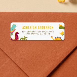 Dinosaur Create Your Own Custom Return Address Label
