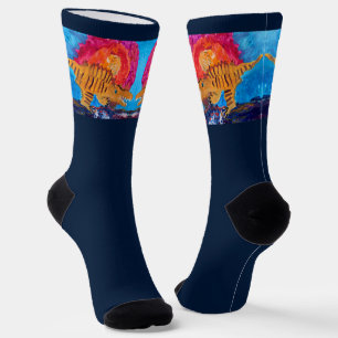 Dinosaur Crew Socks