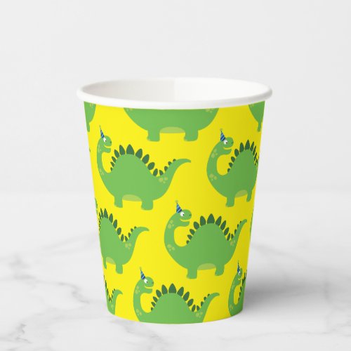 Dinosaur Cute 1st Birthday Party Kids Paper Cups