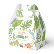 Dinosaur Cute Boy Birthday Party Favor Boxes