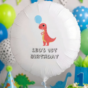Dinosaur / Cute Dino Boy Birthday Balloon