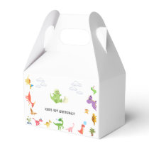 Dinosaur / Cute Dino Boy Birthday  Favor Boxes