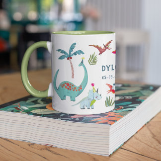 Dinosaur Cute Dino boy Name Mug