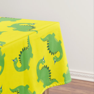 Dinosaur Cute First Birthday Table Cloth
