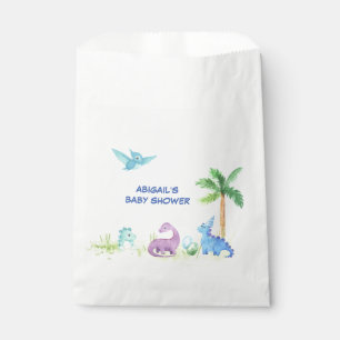 Dinosaur Cute Watercolor Baby Shower Party  Favor Bag