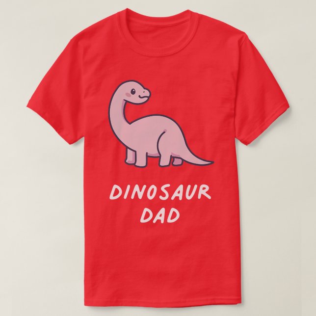 Dinosaur Dad Kawaii Lover Anime Pastel Goth Aesthe T-Shirt (Design Front)