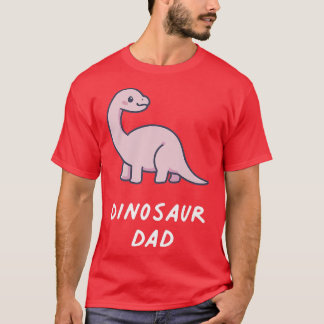 Dinosaur Dad Kawaii Lover Anime Pastel Goth Aesthe T-Shirt