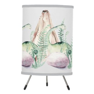 Dinosaur Days Custom Color Tripod Lamp