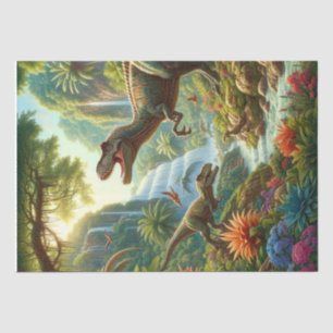 Dinosaur Decoupage Craft Tissue Paper