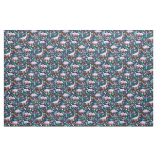 Dinosaur Delight Fabric
