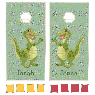Dinosaur Design Cornhole Set