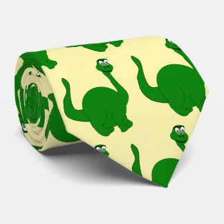 Dinosaur Design Neck Tie