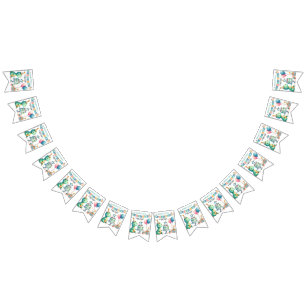 Dinosaur Dino 1st Birthday Party  Bunting Flags