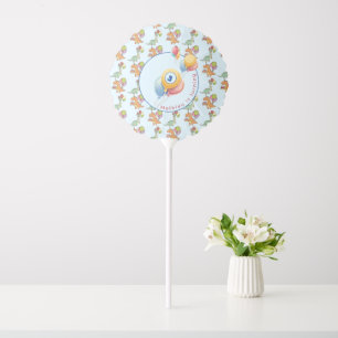 Dinosaur dino party kids birthday blue funny balloon