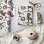 Dinosaur dino Party Kids Birthday Trex Wrapping Paper<br><div class="desc">Visit my shop for matching items!</div>