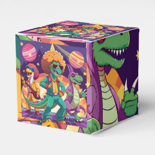 Dinosaur Disco Dig Foam Boards Favor Boxes