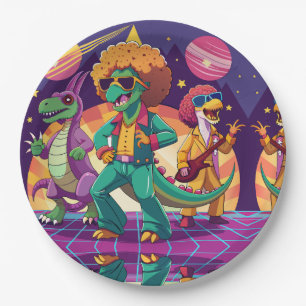 Dinosaur Disco Dig Foam Boards Paper Plates
