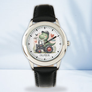 Dinosaur Driving Tractor Watch