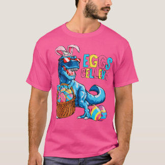 Dinosaur Easter Bunny T Shirt T Rex Boys Kids Eggs