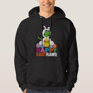 Dinosaur Easter Day Eggs cellent Happy East Rawr r Hoodie