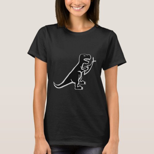 Dinosaur Eating Fish  T_Shirt