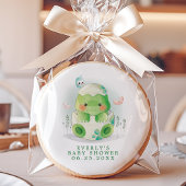 Dinosaur Egg Baby Shower Sugar Cookie