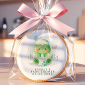 Dinosaur Egg Baby Shower Sugar Cookie