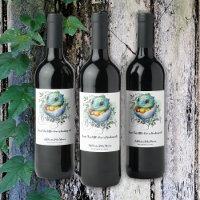 Dinosaur Egg Cute Watercolor Leaves Baby Shower