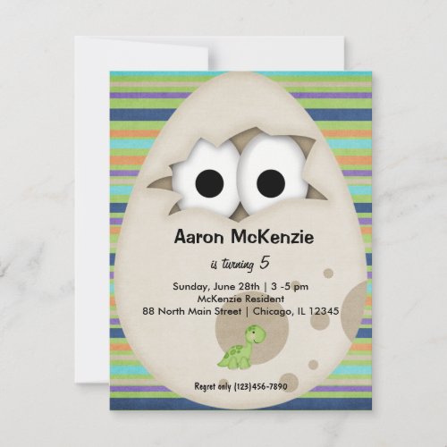 Dinosaur Egg Announcements