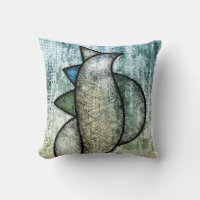 Dinosaur Egg Party Throw Pillow