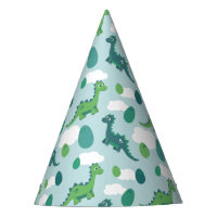 Dinosaur eggs birthday party hat for boys