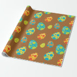 Dinosaur eggs Prehistoric kids party wrap Wrapping Paper