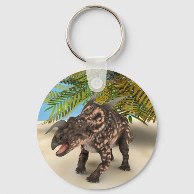 Dinosaur Einiosaurus Keychain (Front)