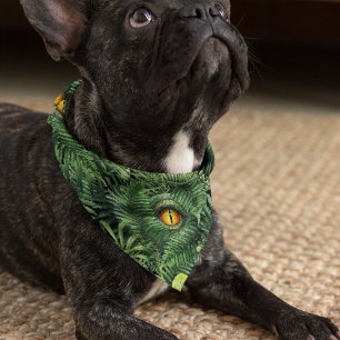 Dinosaur Eyes Green Plants Ancient Creature Art Bandana