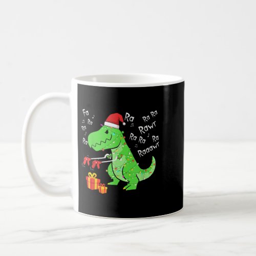 Dinosaur Fa Ra Ra Ra Rawr T_Rex Funny Christmas Xm Coffee Mug