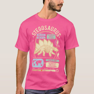 Dinosaur Facts - Stegosaurus Science  Anatomy Gift T-Shirt
