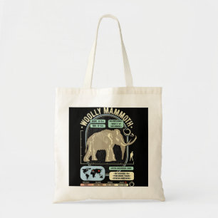 Dinosaur Facts - Woolly Mammoth Science ' Anatomy Tote Bag