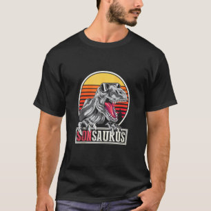 Dinosaur Family Son  Idea Sonsaurus T Rex T-Shirt