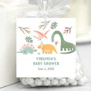 Dinosaur Favor Tag