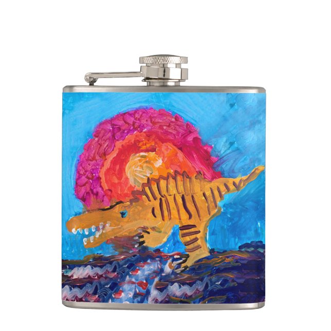 Dinosaur Flask (Front)