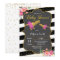 Dinosaur Floral Baby Shower Invitation