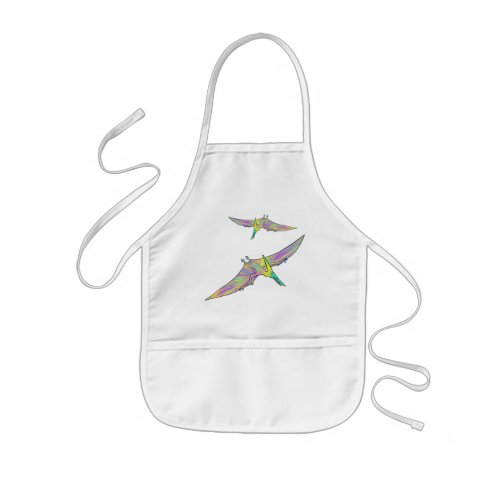 dinosaur flying pterodactyl  kids apron