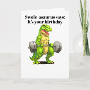 dinosaur Folded Greeting Card