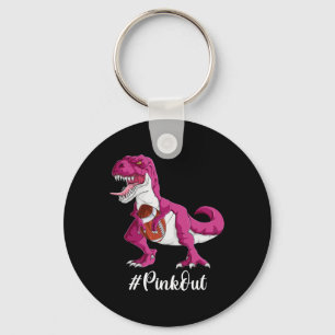 Dinosaur Football Boys  Keychain
